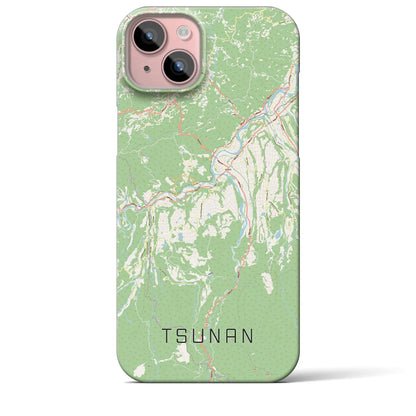 【津南（新潟県）】地図柄iPhoneケース（バックカバータイプ）