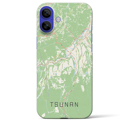 【津南（新潟県）】地図柄iPhoneケース（バックカバータイプ）ナチュラル・iPhone 16 Pro Max 用