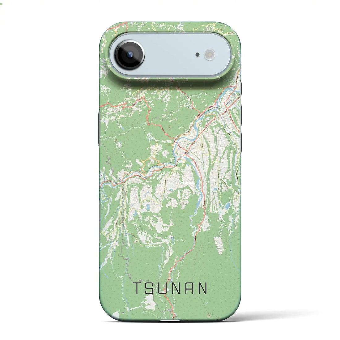 【津南(新潟県)】地図柄iPhoneケース(バックカバータイプ)ナチュラル・iPhone 17 Pro Max 用