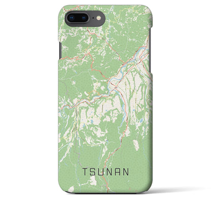 【津南（新潟県）】地図柄iPhoneケース（バックカバータイプ）