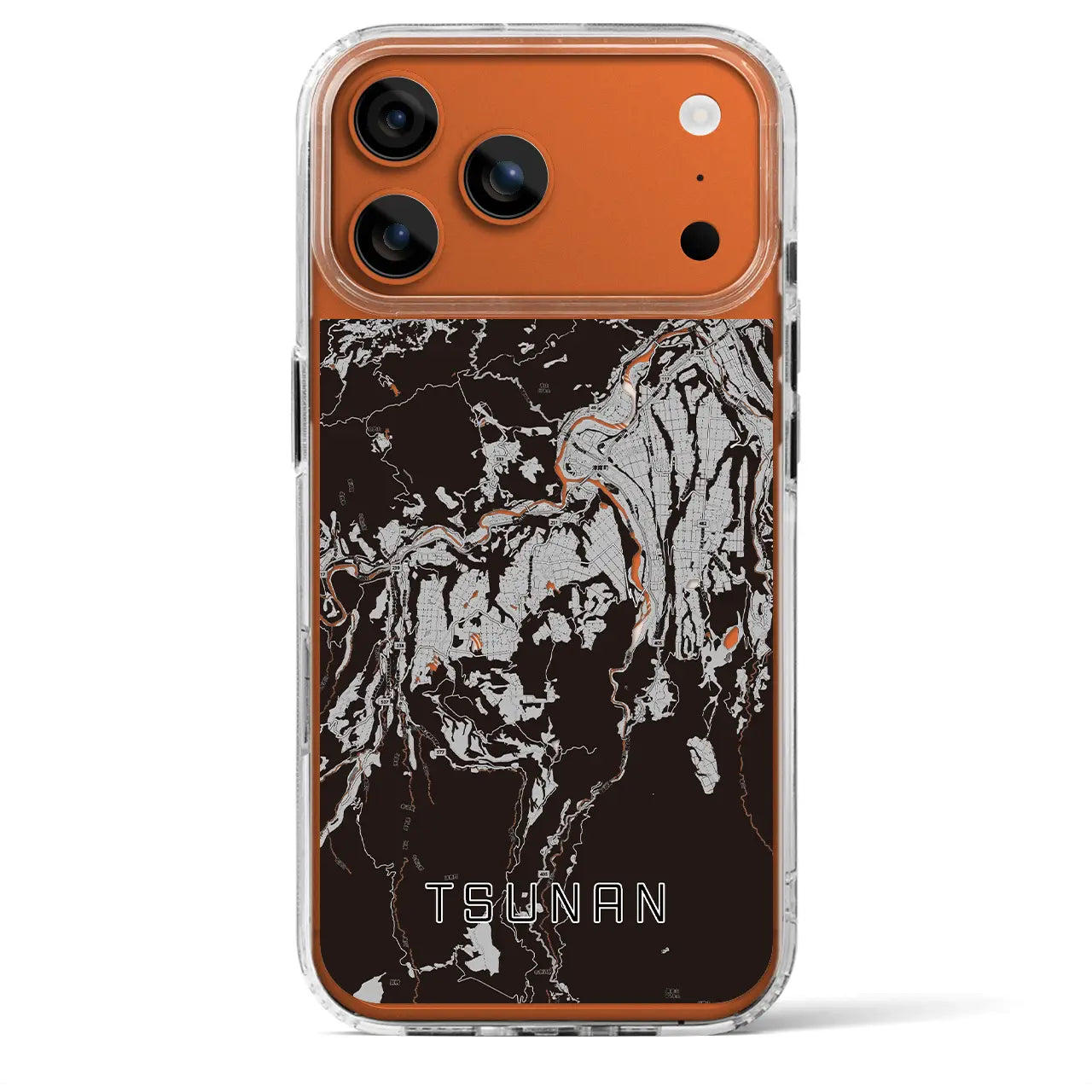 【津南（新潟県）】地図柄iPhoneケース（MagSafeタイプ）