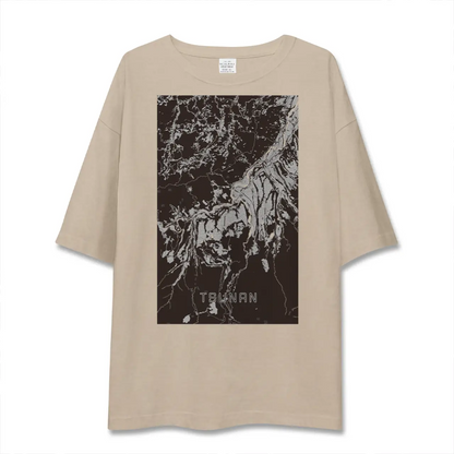 【津南（新潟県）】地図柄ビッグシルエットTシャツ