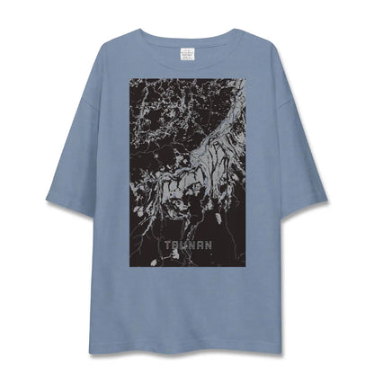 【津南（新潟県）】地図柄ビッグシルエットTシャツ