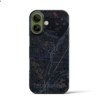 【綱島（神奈川県）】地図柄iPhoneケース（バックカバータイプ）