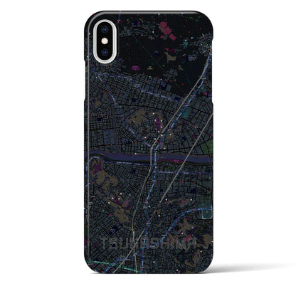 【綱島（神奈川県）】地図柄iPhoneケース（バックカバータイプ）