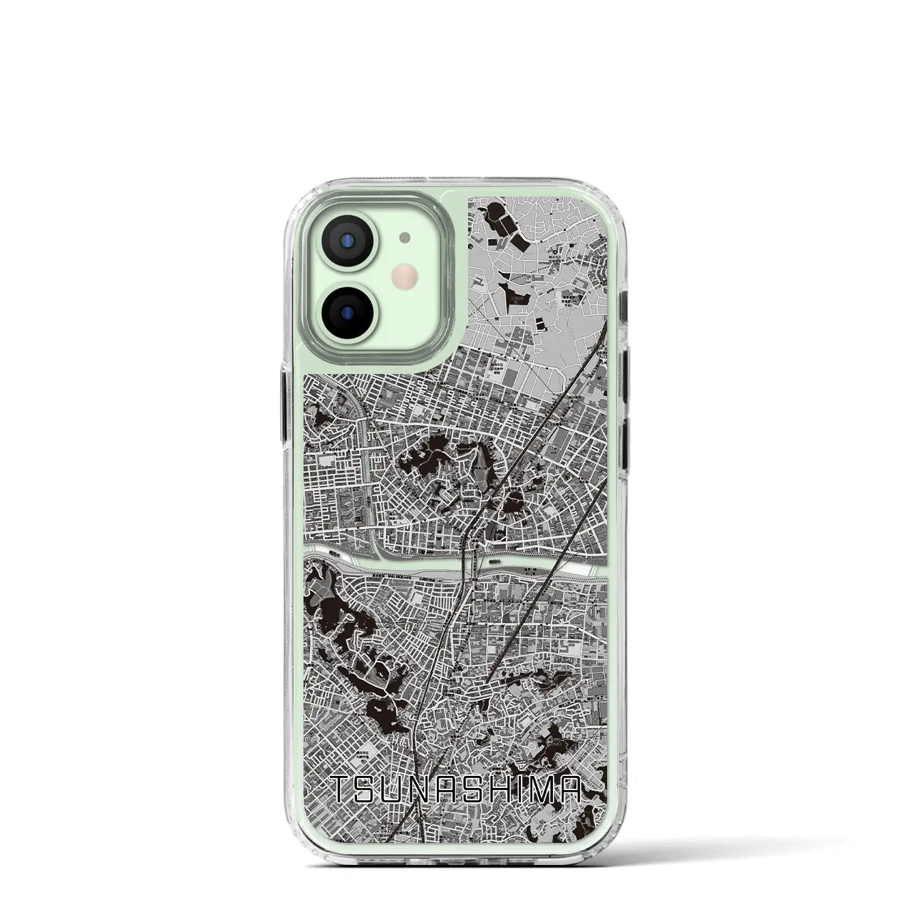 【綱島（神奈川県）】地図柄iPhoneケース（MagSafeタイプ）