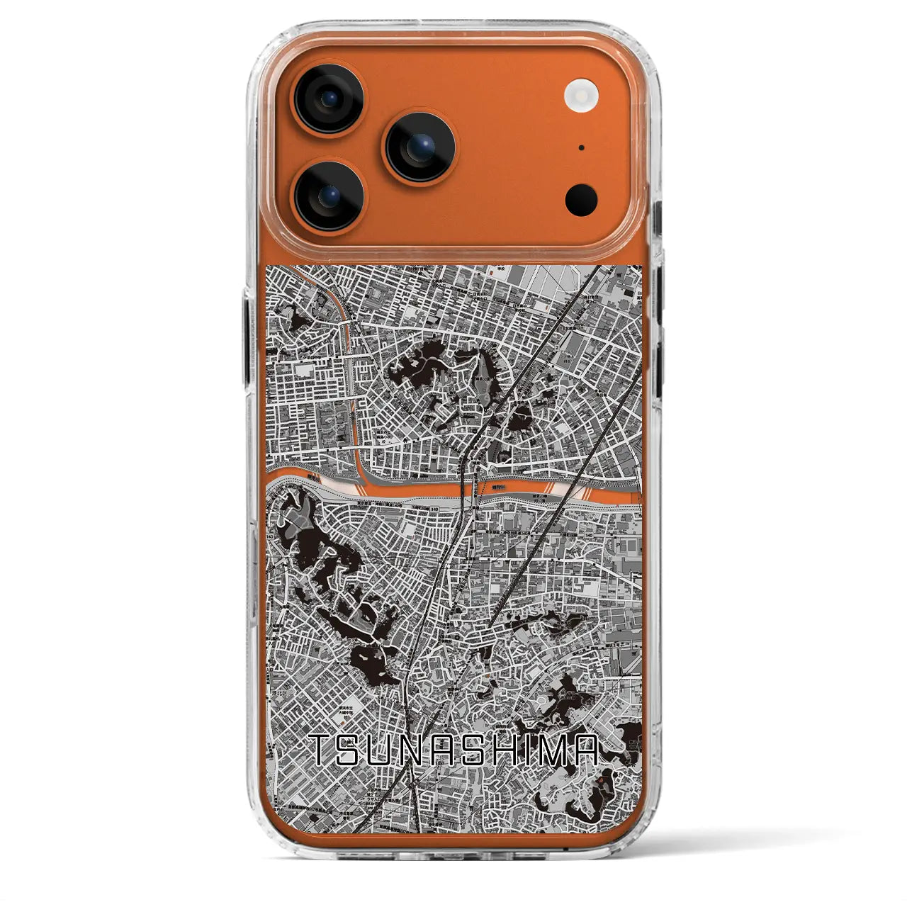 【綱島（神奈川県）】地図柄iPhoneケース（MagSafeタイプ）