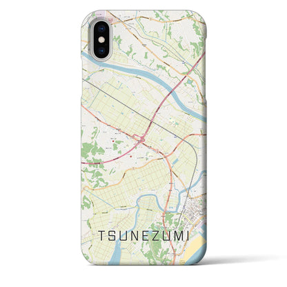 【常澄（茨城県）】地図柄iPhoneケース（バックカバータイプ）