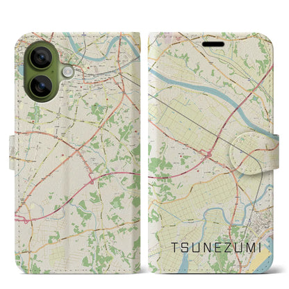 【常澄（茨城県）】地図柄iPhoneケース（手帳タイプ）