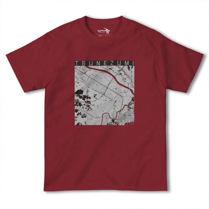 【常澄（茨城県）】地図柄ヘビーウェイトTシャツ