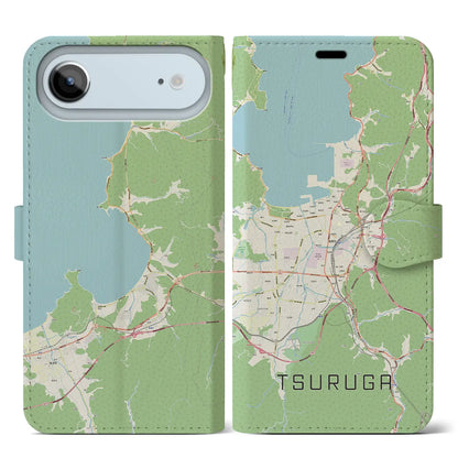 【敦賀（福井県）】地図柄iPhoneケース（手帳タイプ）