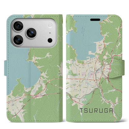 【敦賀（福井県）】地図柄iPhoneケース（手帳タイプ）