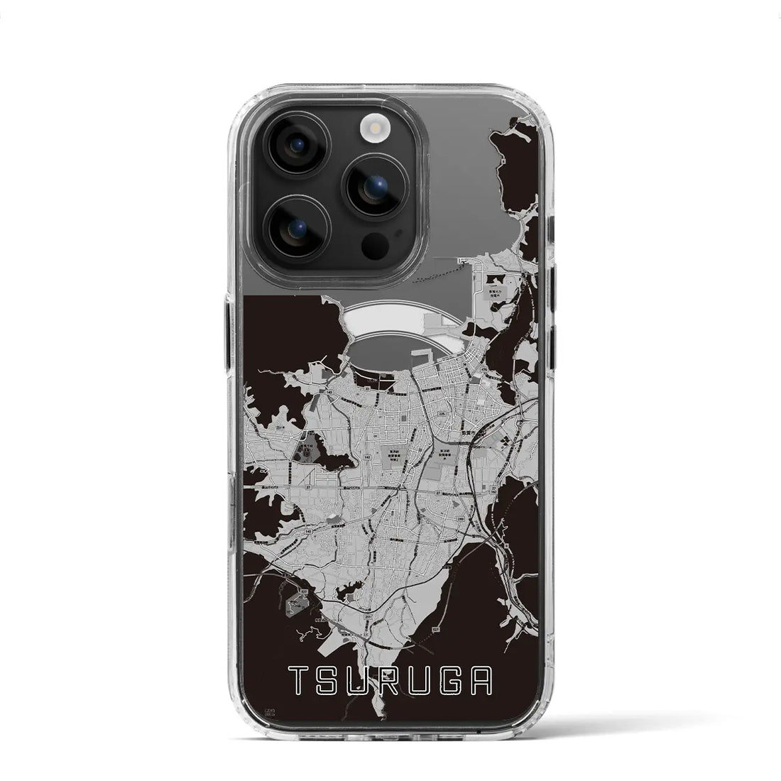 【敦賀(福井県)】地図柄iPhoneケース(MagSafeタイプ)