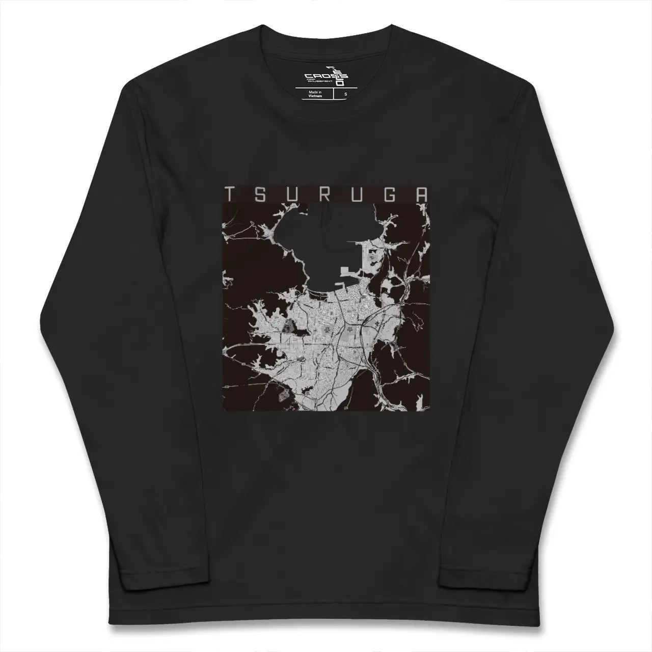 【敦賀（福井県）】地図柄ロングスリーブTシャツ