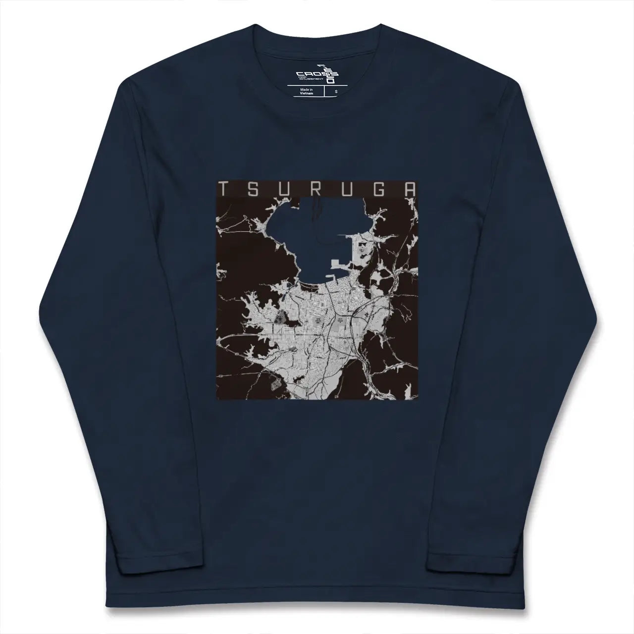 【敦賀（福井県）】地図柄ロングスリーブTシャツ