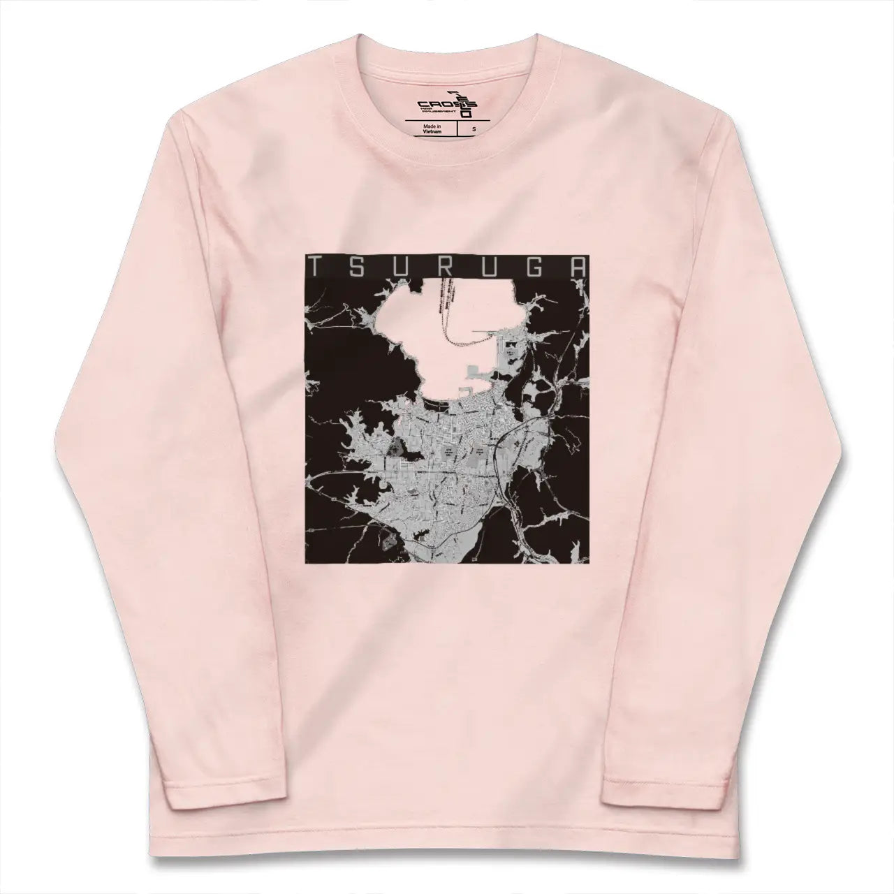 【敦賀（福井県）】地図柄ロングスリーブTシャツ