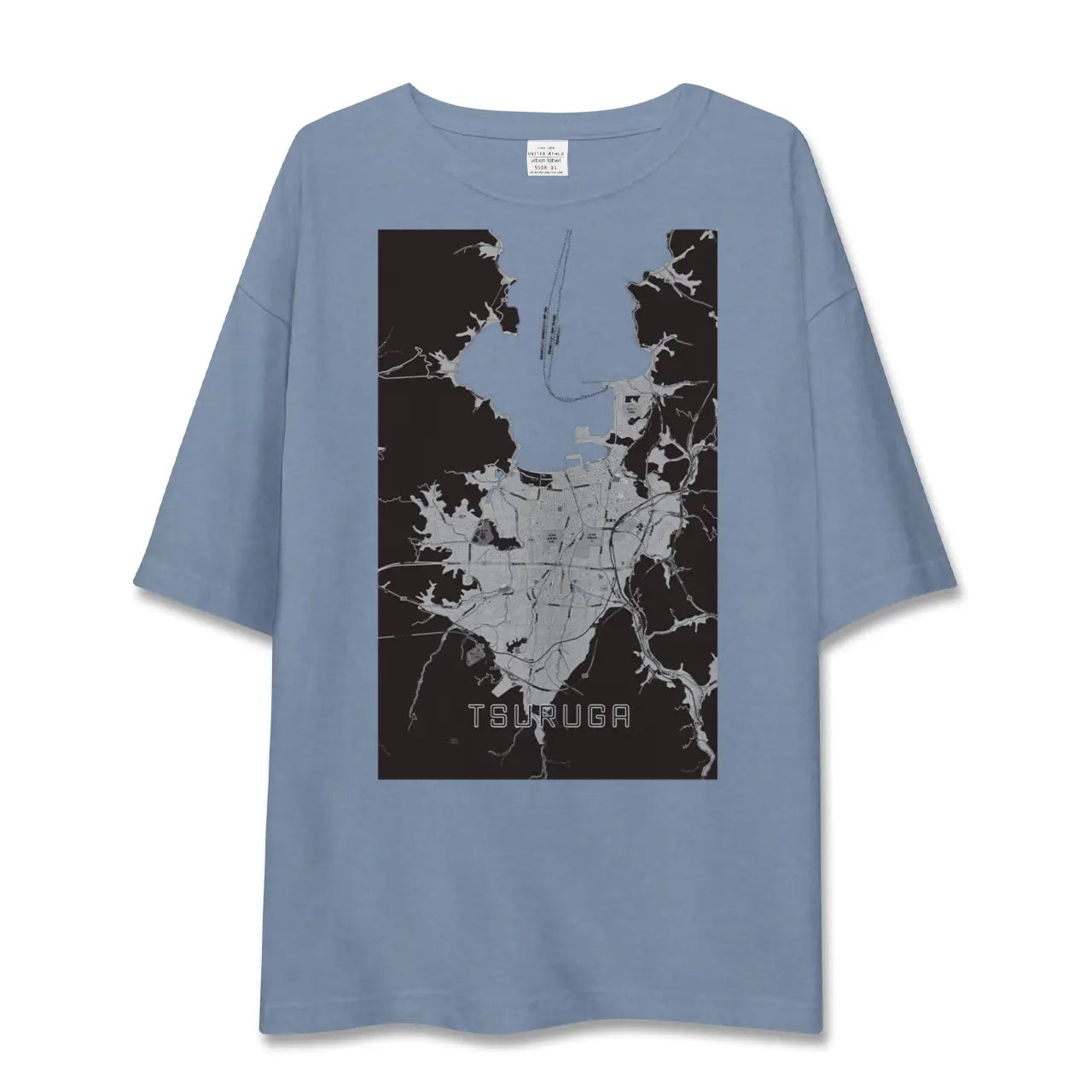 【敦賀（福井県）】地図柄ビッグシルエットTシャツ