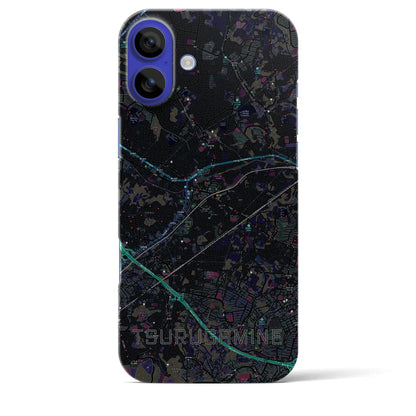 【鶴ヶ峰（神奈川県）】地図柄iPhoneケース（バックカバータイプ）