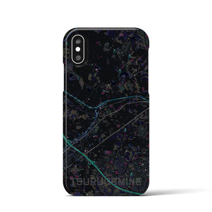 【鶴ヶ峰（神奈川県）】地図柄iPhoneケース（バックカバータイプ）