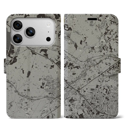 【鶴ヶ峰（神奈川県）】地図柄iPhoneケース（手帳タイプ）