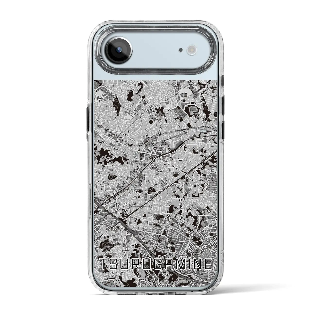 【鶴ヶ峰（神奈川県）】地図柄iPhoneケース（MagSafeタイプ）