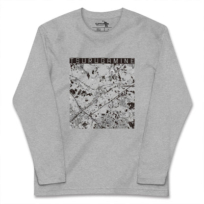 【鶴ヶ峰（神奈川県）】地図柄ロングスリーブTシャツ
