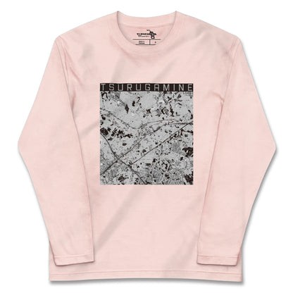 【鶴ヶ峰（神奈川県）】地図柄ロングスリーブTシャツ