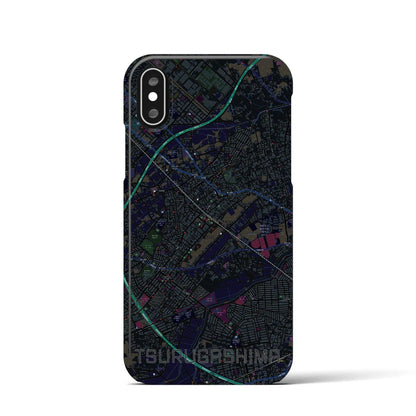 【鶴ヶ島（埼玉県）】地図柄iPhoneケース（バックカバータイプ）