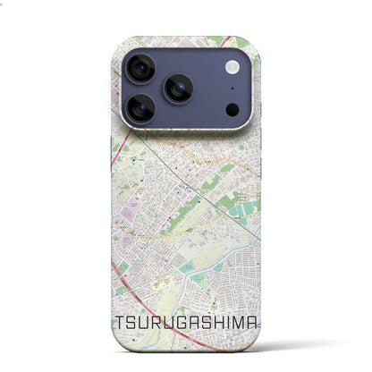 【鶴ヶ島（埼玉県）】地図柄iPhoneケース（バックカバータイプ）