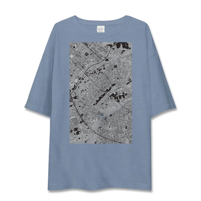 【鶴ヶ島（埼玉県）】地図柄ビッグシルエットTシャツ