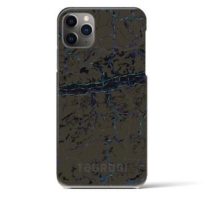 【つるぎ（徳島県）】地図柄iPhoneケース（バックカバータイプ）