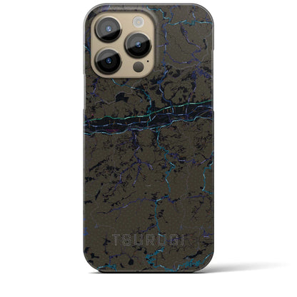 【つるぎ（徳島県）】地図柄iPhoneケース（バックカバータイプ）