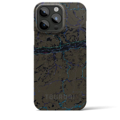 【つるぎ（徳島県）】地図柄iPhoneケース（バックカバータイプ）