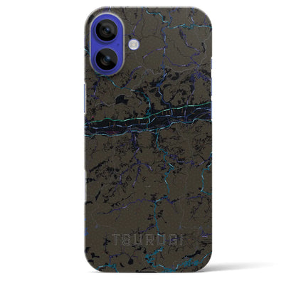 【つるぎ（徳島県）】地図柄iPhoneケース（バックカバータイプ）