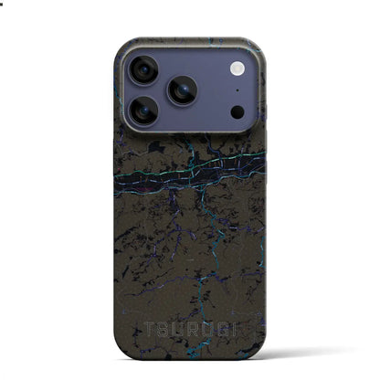 【つるぎ（徳島県）】地図柄iPhoneケース（バックカバータイプ）