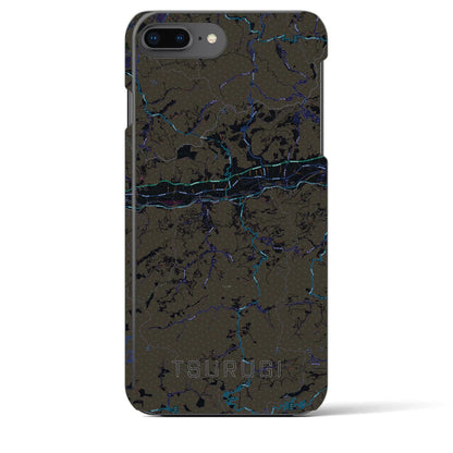 【つるぎ（徳島県）】地図柄iPhoneケース（バックカバータイプ）