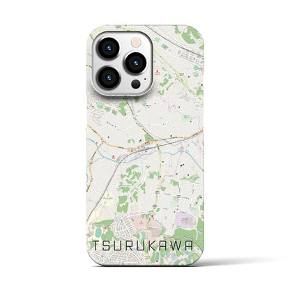 【鶴川（東京都）】地図柄iPhoneケース（バックカバータイプ）