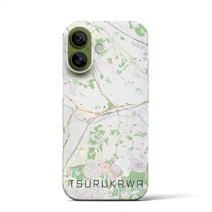 【鶴川（東京都）】地図柄iPhoneケース（バックカバータイプ）