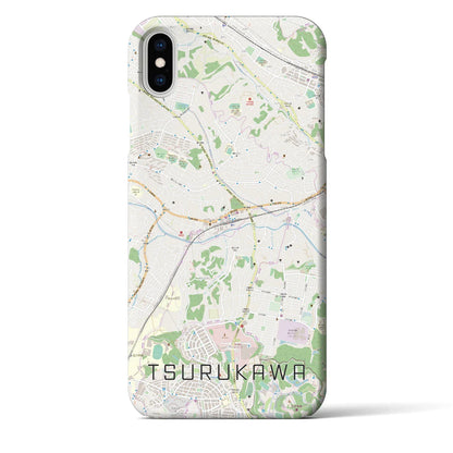 【鶴川（東京都）】地図柄iPhoneケース（バックカバータイプ）