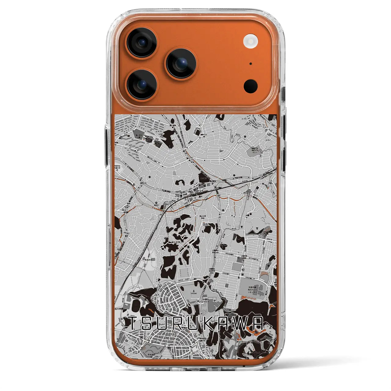 【鶴川（東京都）】地図柄iPhoneケース（MagSafeタイプ）