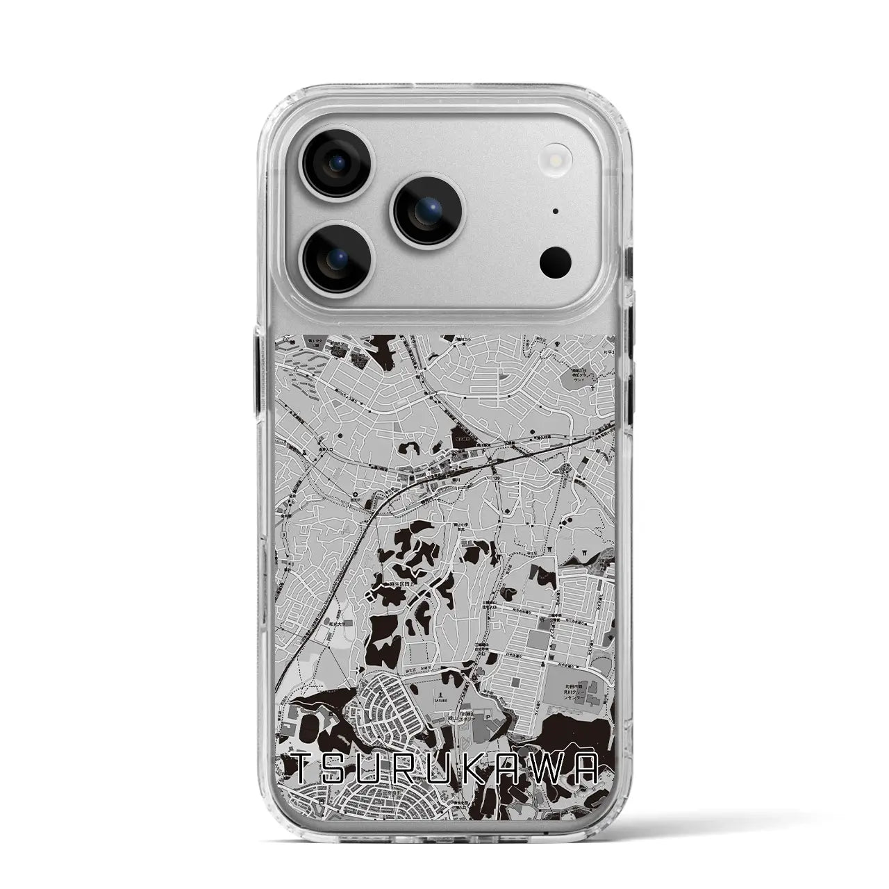 【鶴川（東京都）】地図柄iPhoneケース（MagSafeタイプ）