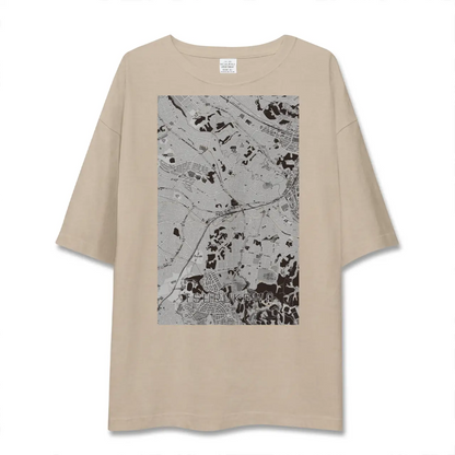 【鶴川（東京都）】地図柄ビッグシルエットTシャツ