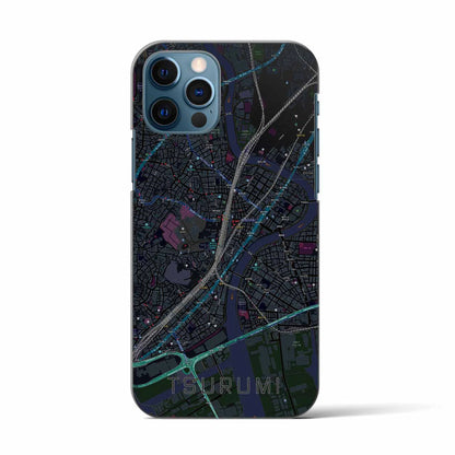 【鶴見（神奈川県）】地図柄iPhoneケース（バックカバータイプ）