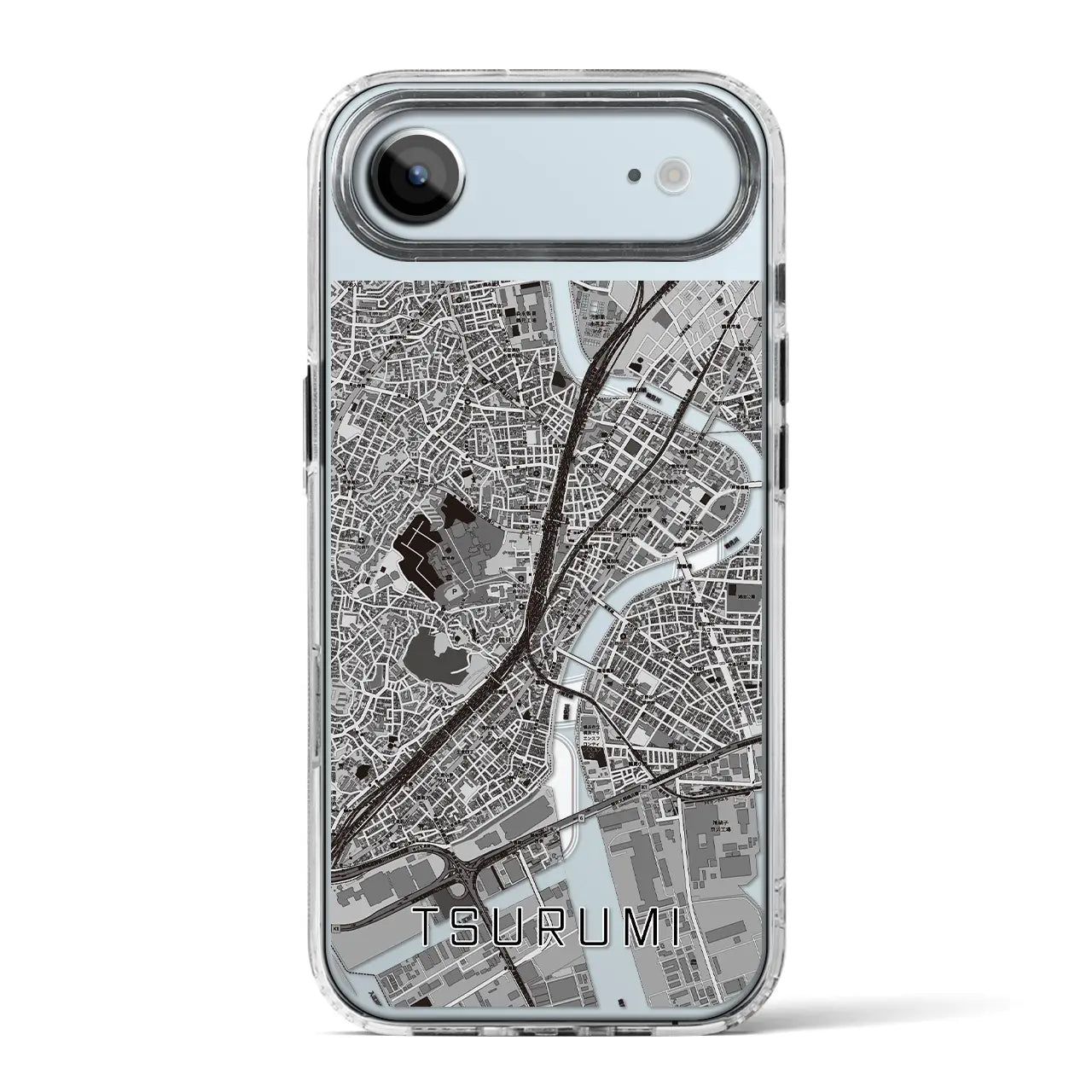 【鶴見（神奈川県）】地図柄iPhoneケース（MagSafeタイプ）