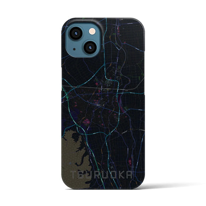 【鶴岡（山形県）】地図柄iPhoneケース（バックカバータイプ）