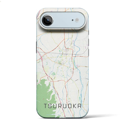 【鶴岡（山形県）】地図柄iPhoneケース（バックカバータイプ）