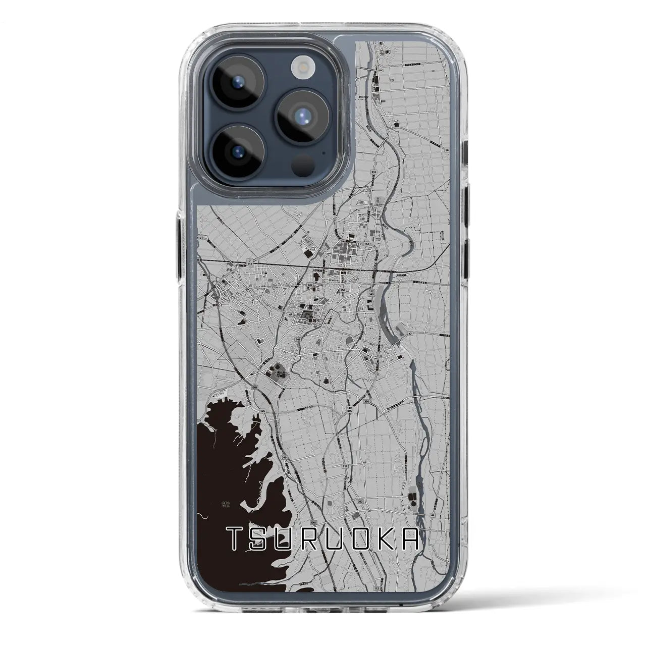 【鶴岡（山形県）】地図柄iPhoneケース（MagSafeタイプ）