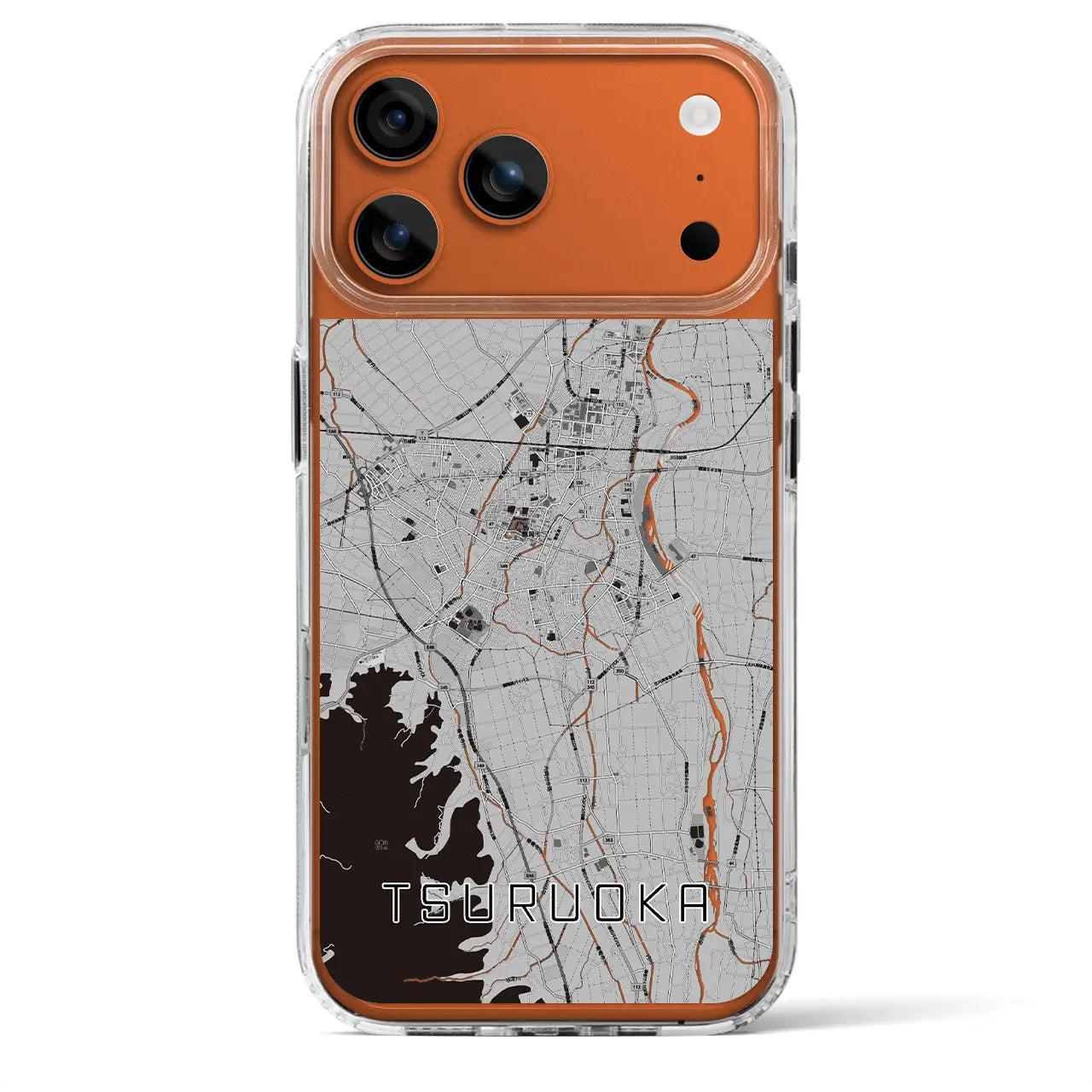 【鶴岡（山形県）】地図柄iPhoneケース（MagSafeタイプ）