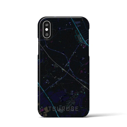 【鶴瀬（埼玉県）】地図柄iPhoneケース（バックカバータイプ）