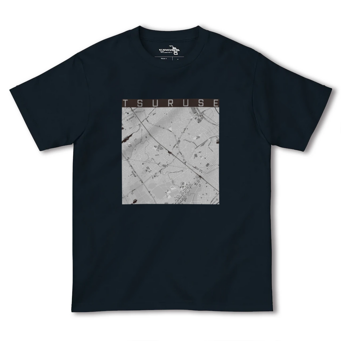 【鶴瀬(埼玉県)】地図柄ヘビーウェイトTシャツ